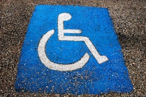 disabled parking pavement marking