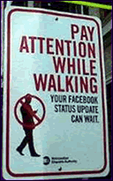 Standard Pedestrian Crossing Sign