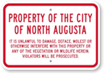 Property of City Sign