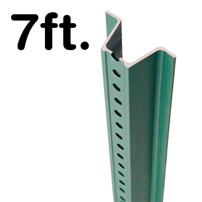 Standard U-Channel Sign Post - 7' tall