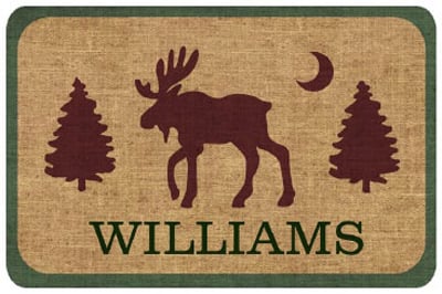 Lodge a entrance fun signs Moose   to outdoors, is  rustic our Perfect Mat Rustic addition for
