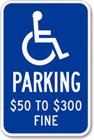 Handicapped Parking Sign