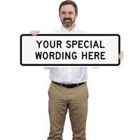 Customizable Horizontal Sign Template
