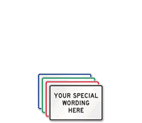 Customizable Horizontal Sign Template