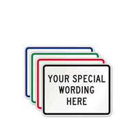 Customizable Horizontal Sign Template
