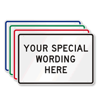 Customizable Horizontal Sign Template