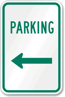 Parking Sign (left arrow)