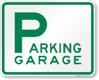 Parking Garage Sign