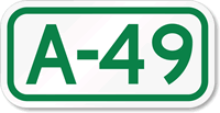 Parking Space Sign A-49