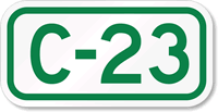 Parking Space Sign C-23