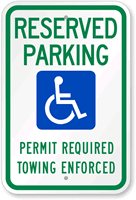Handicap Parking Sign