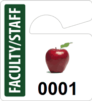 Plastic ToughTags™ Parking Permits, Mini