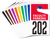 ToughTag™ Standard Sized Rearview Mirror Parking Passes