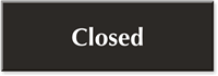 Closed Sign
