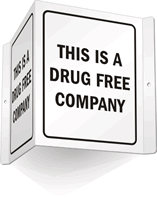 This Is A Drug Free Company Sign
