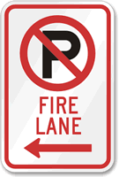 Fire Lane Parking Sign