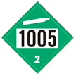 UN1005 Ammonia Placard