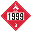 UN1999 Asphalt Placard