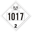 UN1017 Chlorine Dot Placard