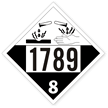 Hydrochloric Acid Placard