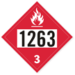 UN1263 Flammable Placard