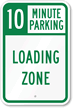 10 Minute  Time Limit Parking Sign
