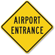 Airport Entrance Sign