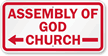 Assembly of God Church Sign