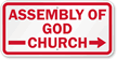 Assembly of God Church Sign