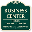 Custom Business Center Hours SignatureSign™