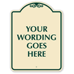 Custom SignatureSign™ Dome Shaped Parking Sign