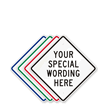 Customizable Diamond Sign Template