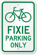 Humorous Bike Sign