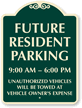 Time Limit Resident Parking SignatureSign™