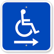 Handicap Symbol Sign