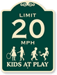 Maintain Low Speed Kids At Play SignatureSign™
