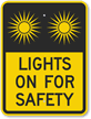 Lights On Sign