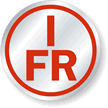 I F/R Circular, White Background