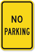 No Parking, Bright Yellow