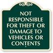 Owner's Responsible For Their Vehicles And Contents SignatureSign™