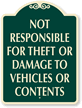 Owner's Responsible For Their Vehicles SignatureSign™