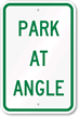 Park At Angle Sign