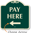 Pay Here Sign
