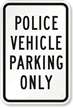 Police Vehicle Parking Only