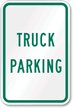 Truck Parking Truck Sign