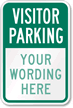 Custom Visitor Parking  Design #2 Sign