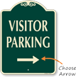 Visitor Parking Arrow SignatureSign™