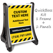 Add Your Text BigBoss Portable Custom Sidewalk Sign