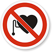 ISO P007 - No Pacemaker Wearers