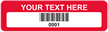Rectangular Custom Template - Barcode